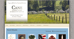 Desktop Screenshot of canefuneralhome.com